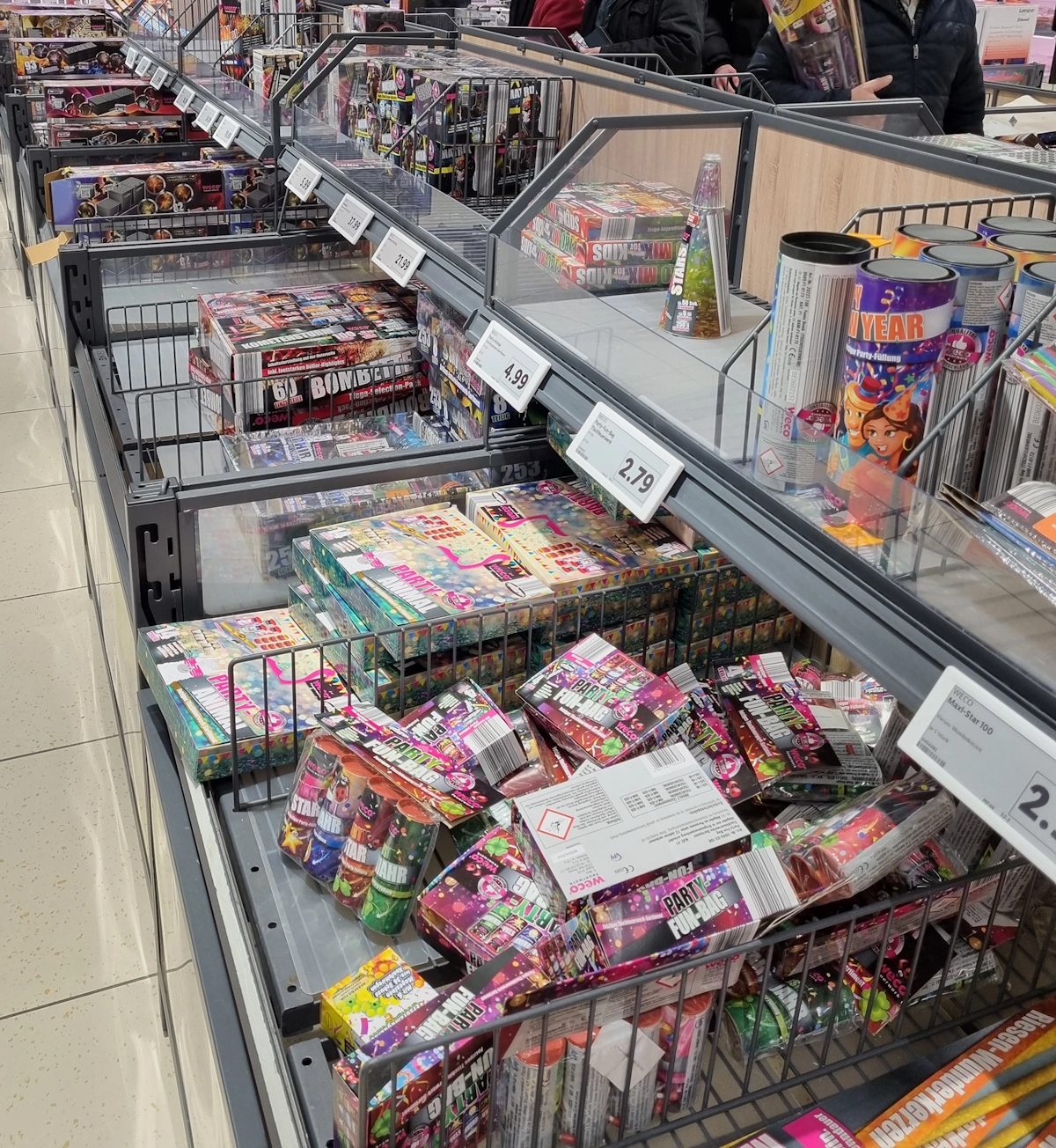 Vuurwerk in Duitsland